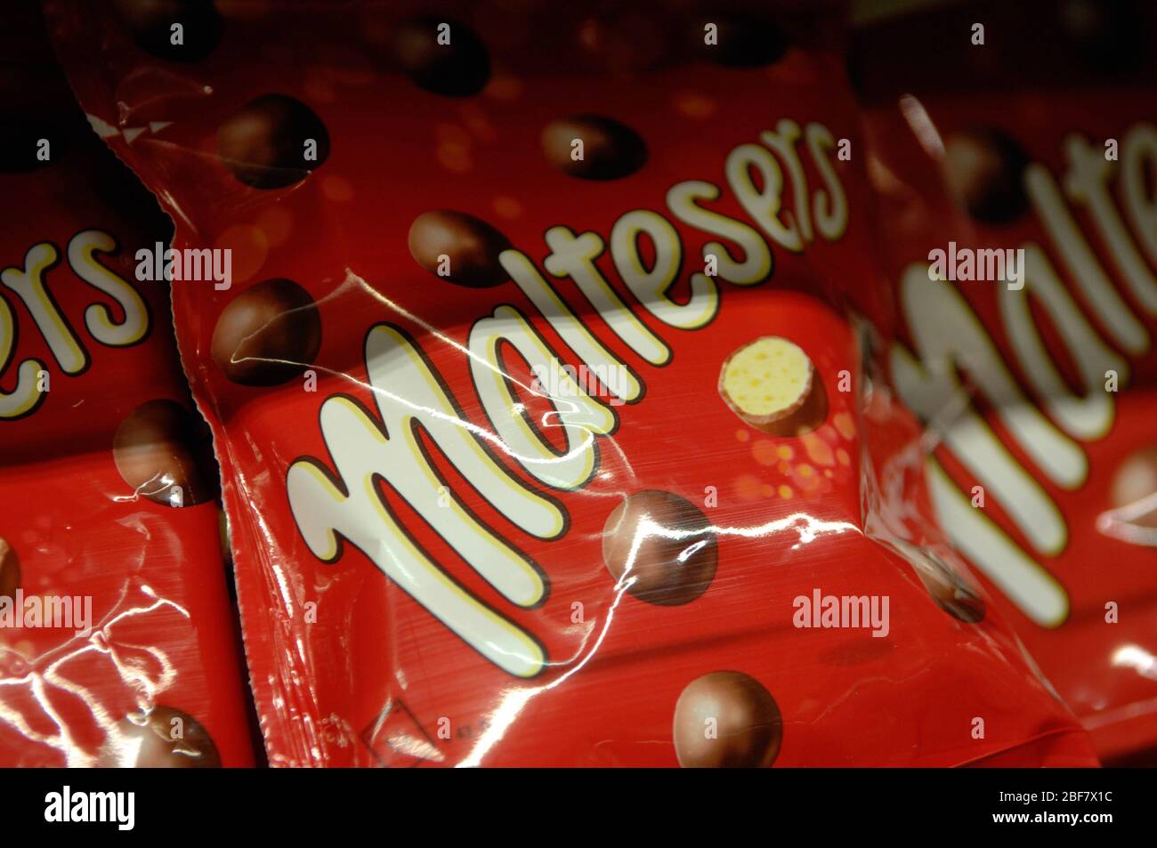 Maltesers,sfera di cioccolato Foto Stock