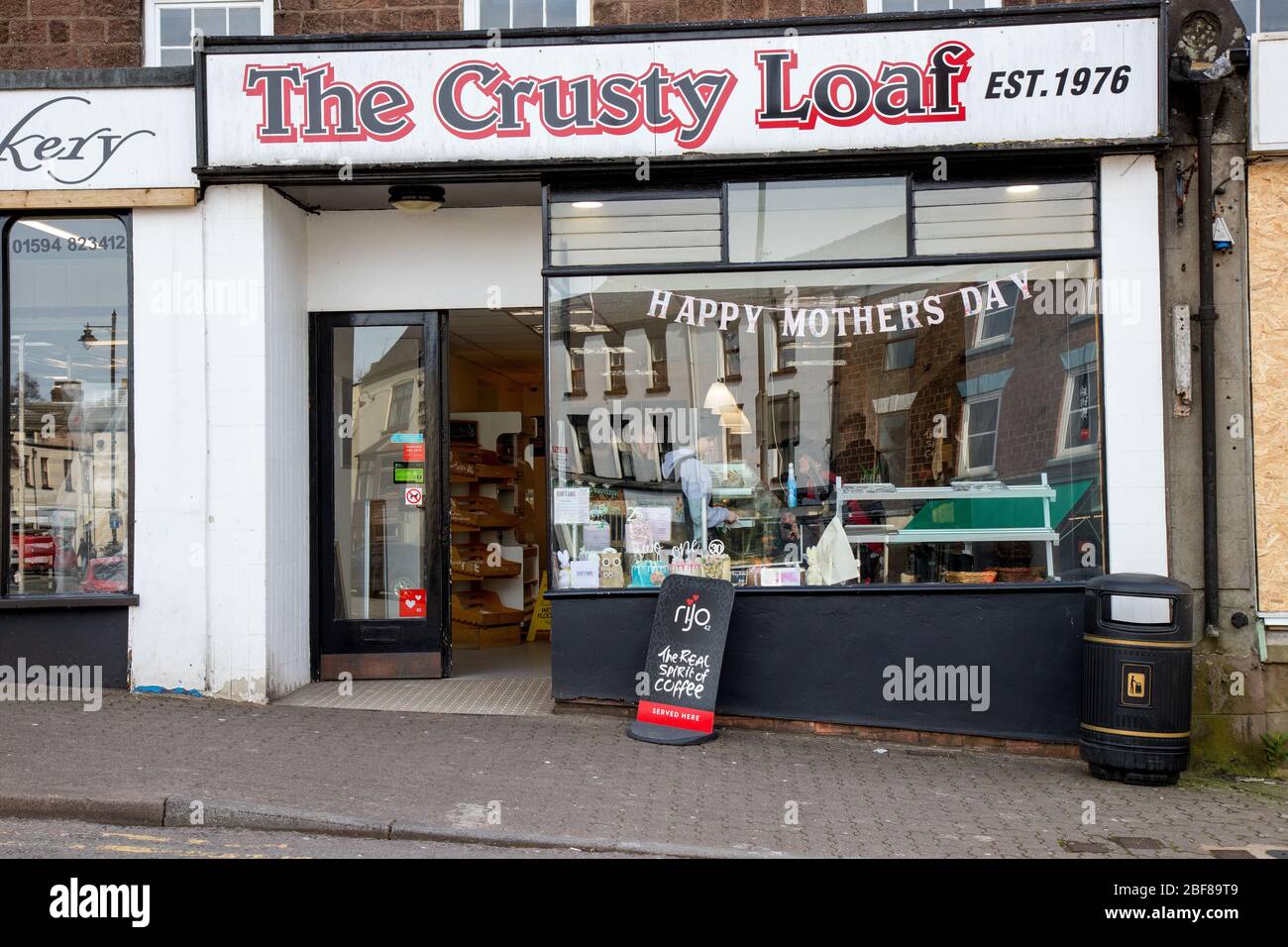 Negozi outlet, Coleford, Forest of Dean, Gloucestershire. Foto Stock