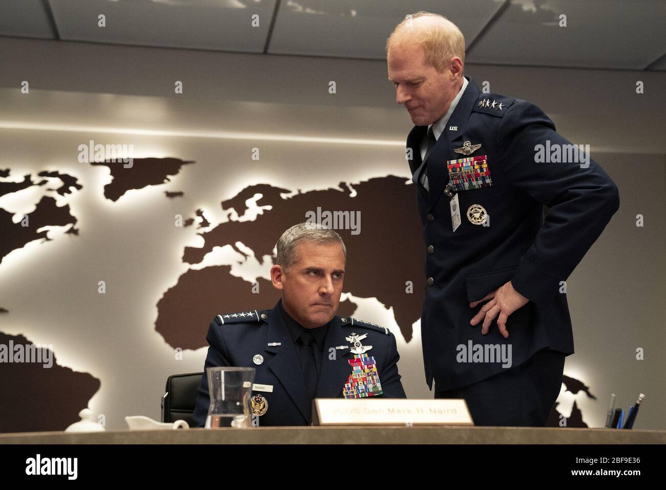 Steve Carrell, 'Space Force' Stagione 1 (2020) credito: Aaron Epstein / Netflix / The Hollywood Archive Foto Stock