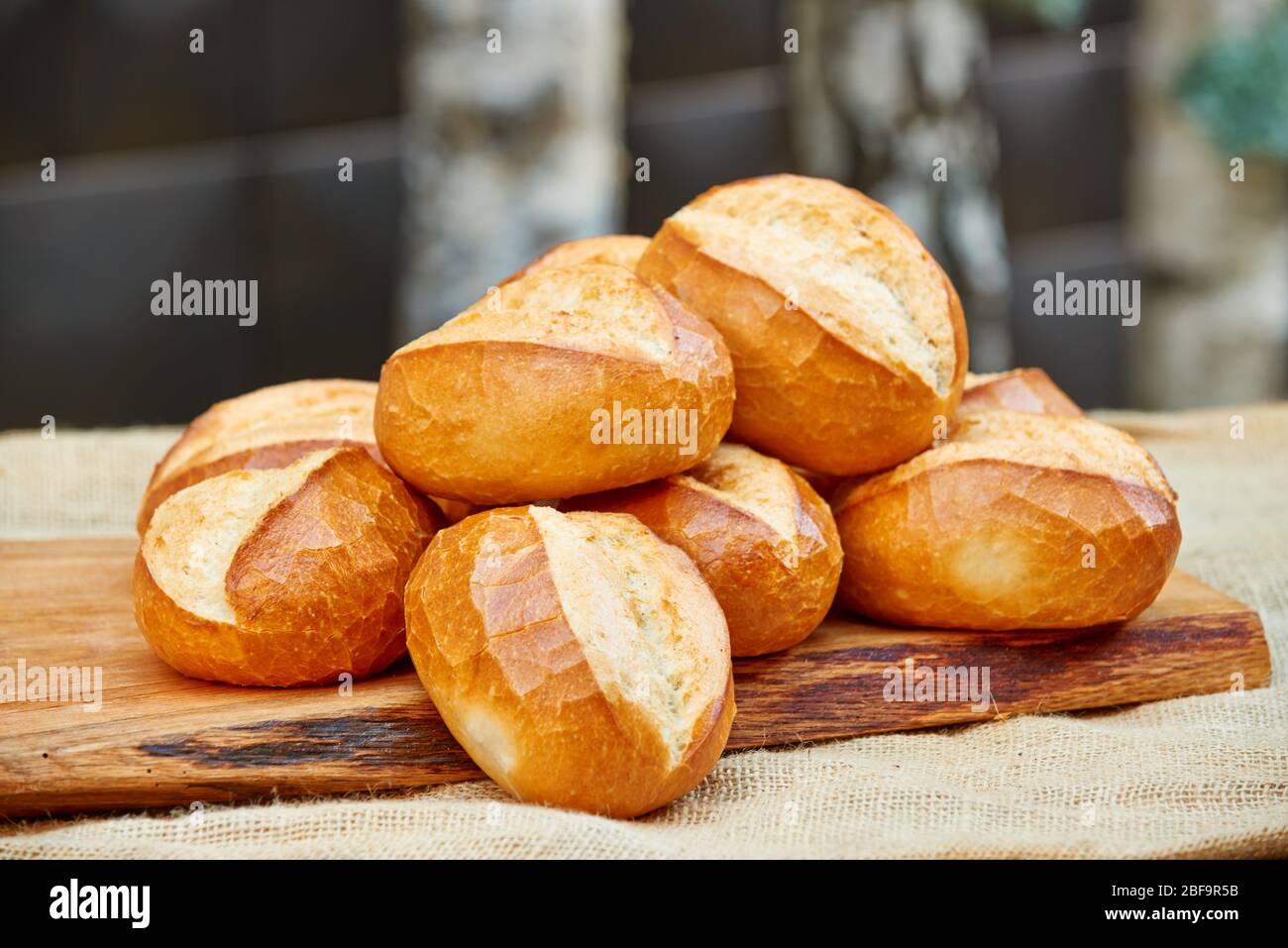 stalla di panini freschi tedeschi Foto Stock