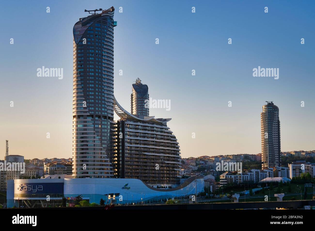 Centro commerciale Akasya, Akasya Residence, Acibadem, Uskudar, İstanbul Foto Stock