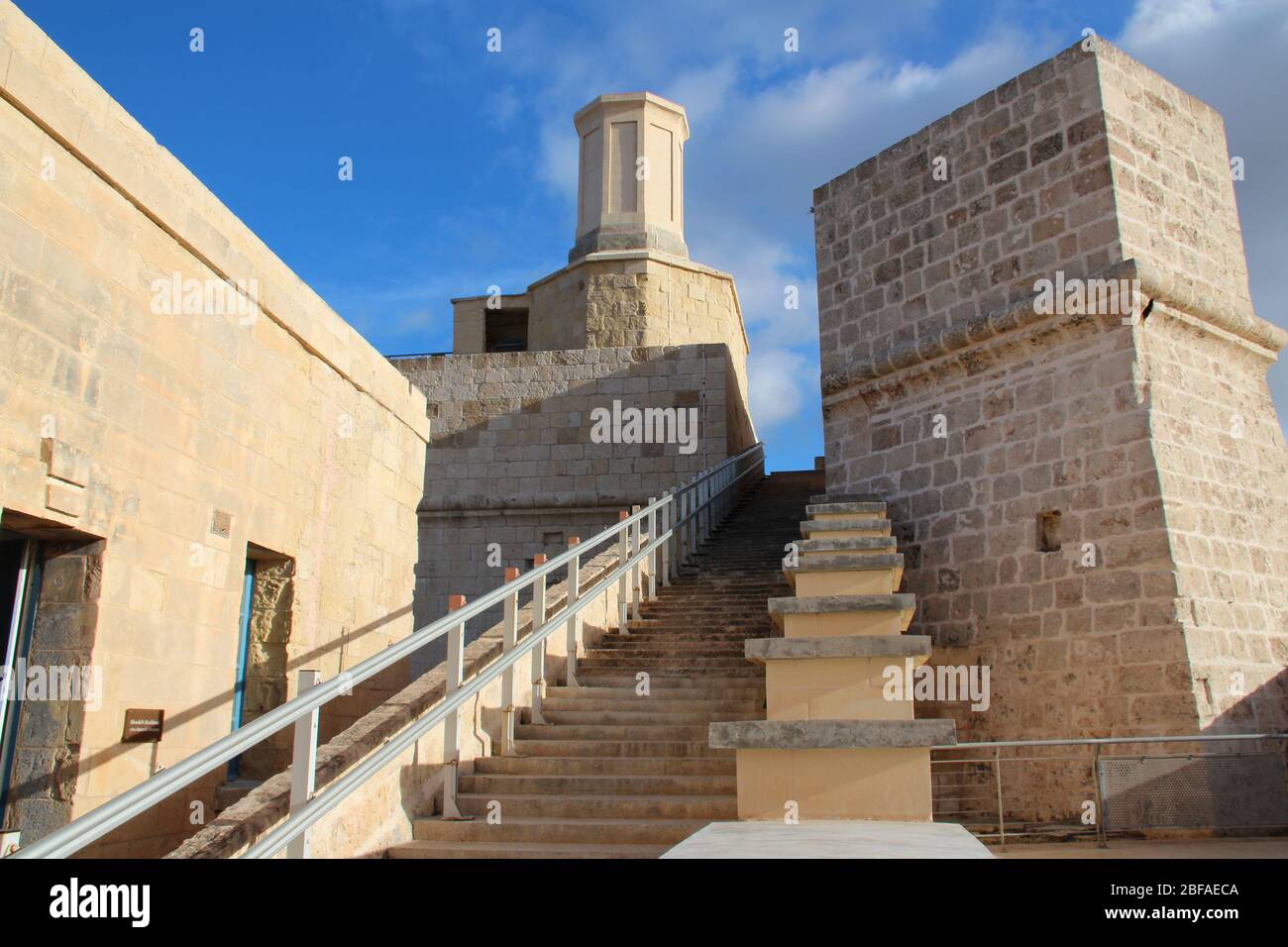 forte di sant'angelo a vittoriosa a malta Foto Stock