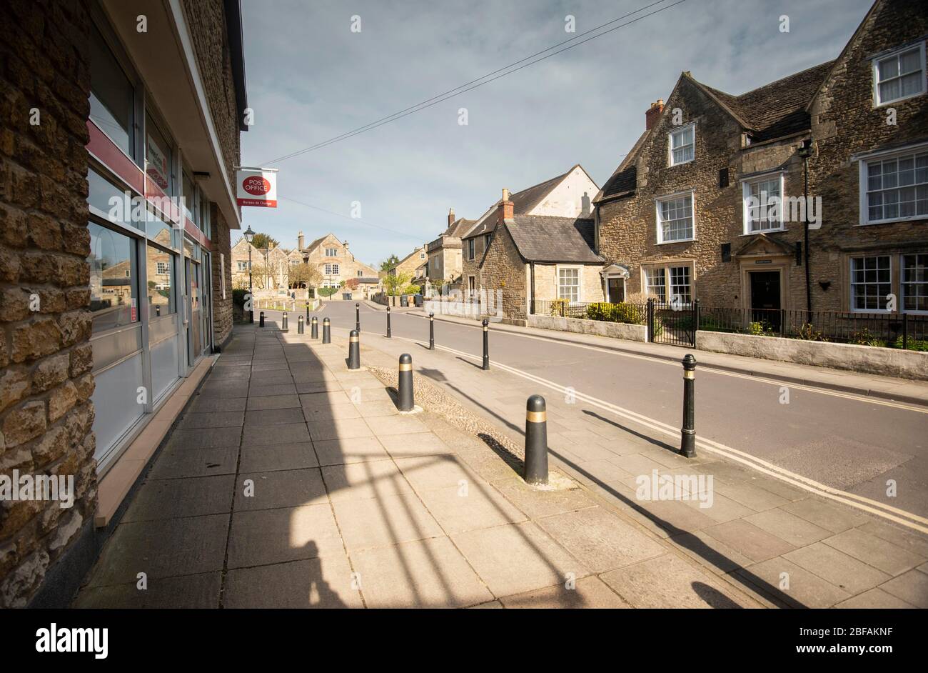 Coronavirus Covid 19 Melksham, Wiltshire, durante Lockdown per aiutare la cima della diffusione di Coronavirus 05/04/20 Foto Stock