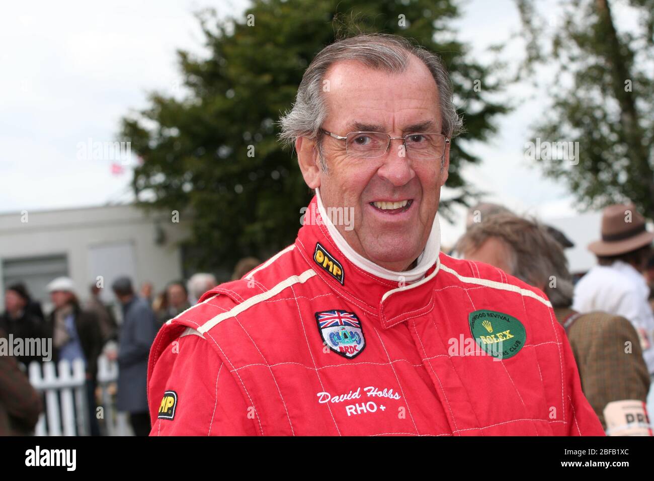 2010 GOODWOOD Revival - driver britannico David Hobbs Foto Stock