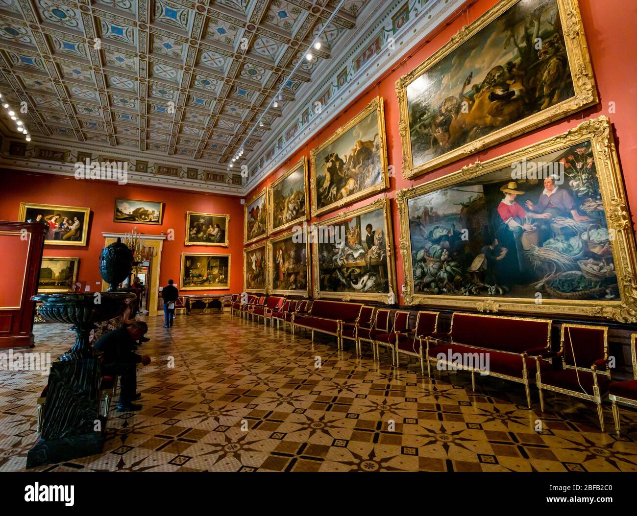 Frans Snyders dipinti nella Sala d'arte fiamminga, Museo di Stato dell'Hermitage, San Pietroburgo, Federazione Russa Foto Stock