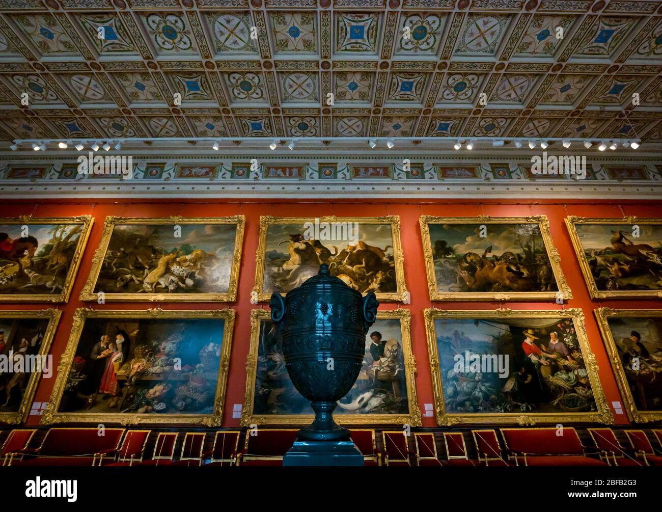 Frans Snyders dipinti nella Sala d'arte fiamminga, Museo di Stato dell'Hermitage, San Pietroburgo, Federazione Russa Foto Stock