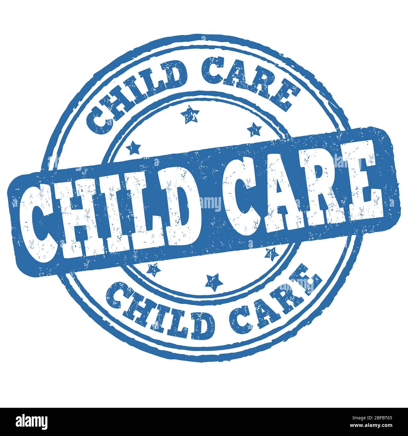 Prodotti per la cura del bambino di firmare o di timbro su sfondo bianco, illustrazione vettoriale Illustrazione Vettoriale