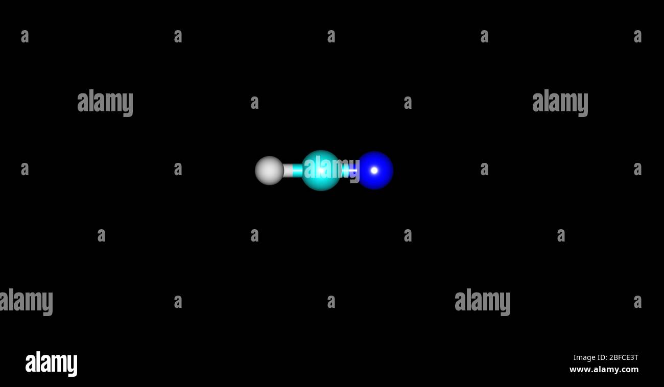 Il cianuro di idrogeno è un composto organico con formula chimica HCN. Si  tratta di un liquido incolore, estremamente velenoso che bolle leggermente  sopra la sala te Foto stock - Alamy