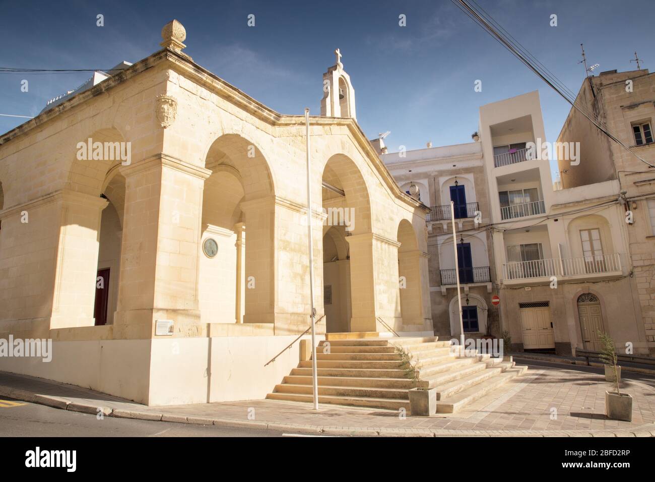 Chiesa di San Paolo relitto una chiesa parrocchiale cattolica romana a Malta. Foto Stock