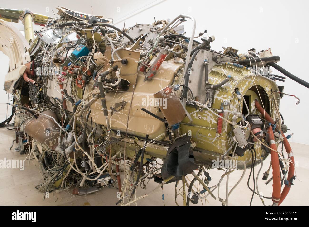 Il Padiglione Polacco della Biennale di Venezia che mostra la scultura ‘Flight’ dell’artista romano Stańczak Foto Stock