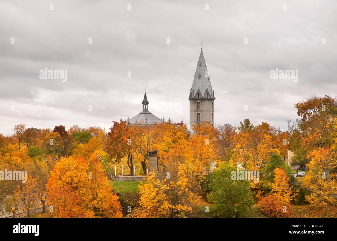 Cattedrale di Alessandro a Narva. Estonia Foto Stock