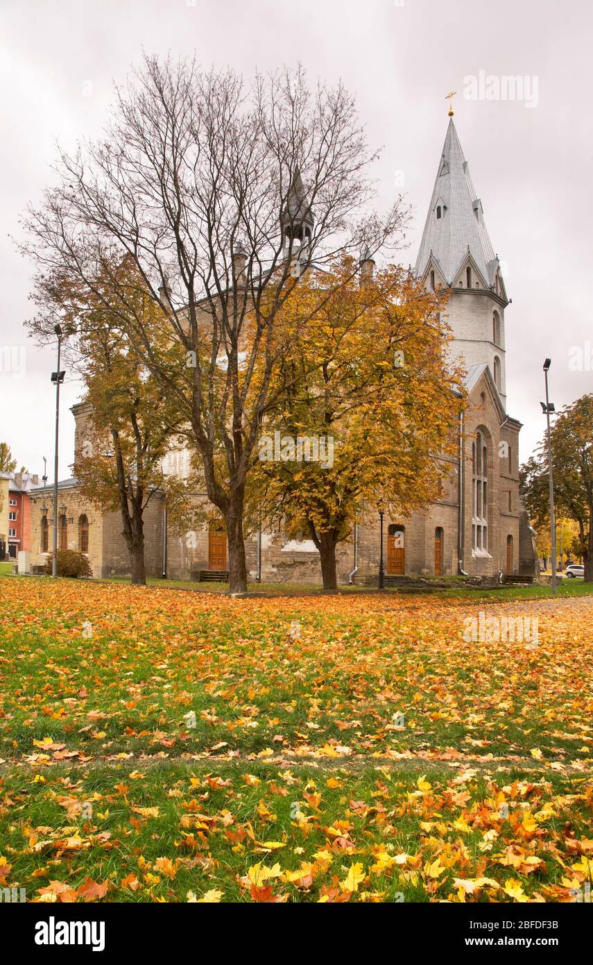 Cattedrale di Alessandro a Narva. Estonia Foto Stock