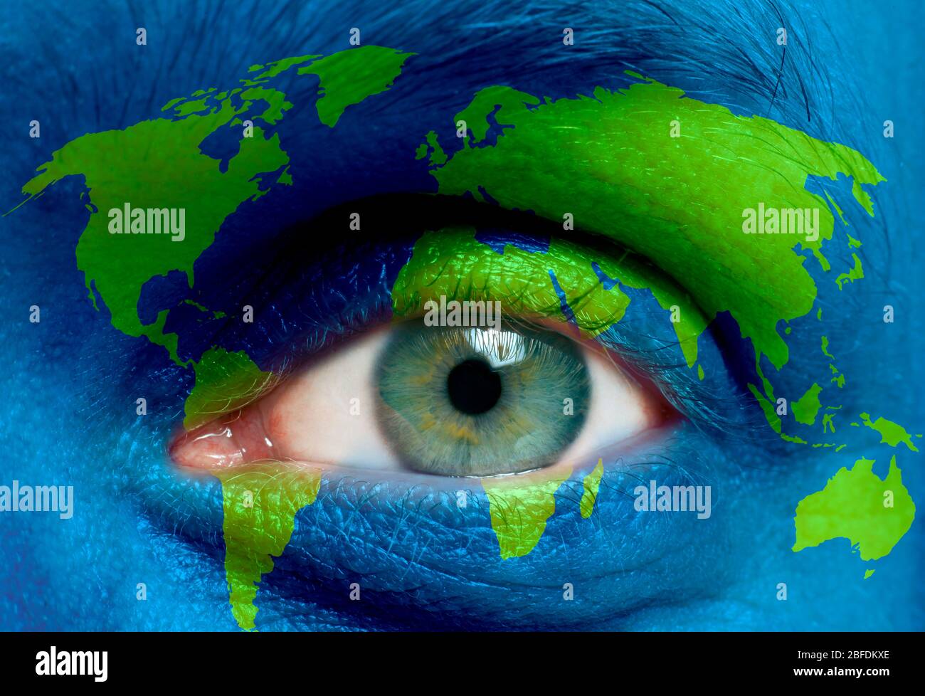 Visione del mondo Foto Stock