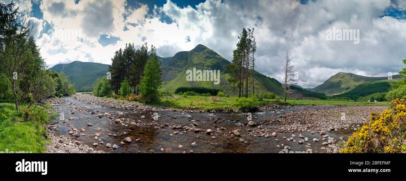 Fiume South Esk, Glen Doll, Glen Clova Foto Stock