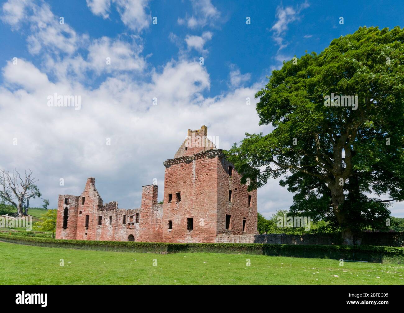 Castello di Edzell, Angus Foto Stock