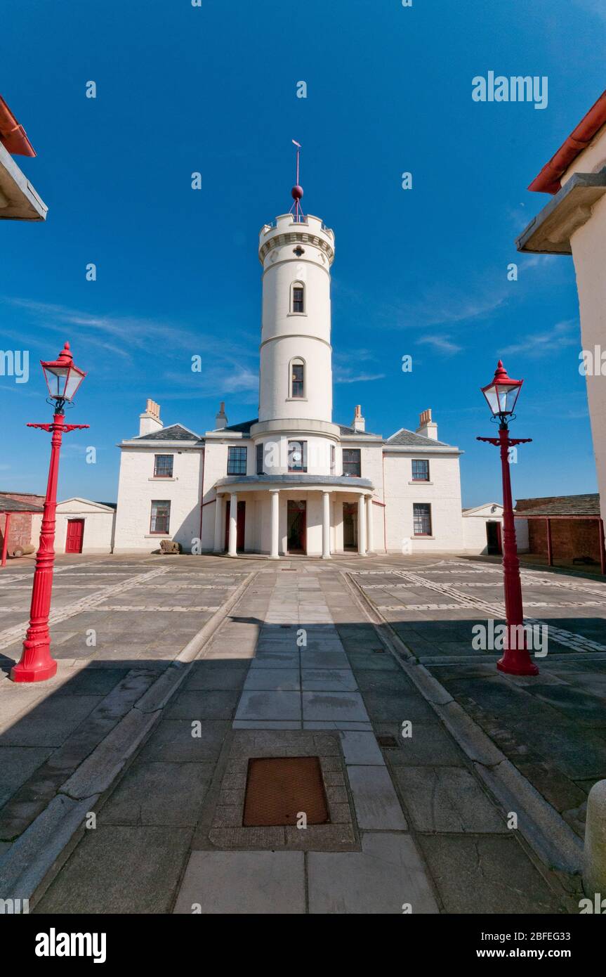 Signal Tower Museum Lighthouse, Arbroath Foto Stock
