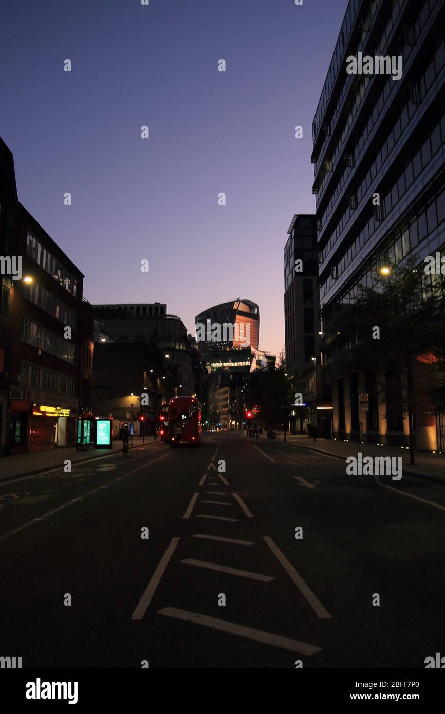 Walkie Talkie al tramonto Foto Stock