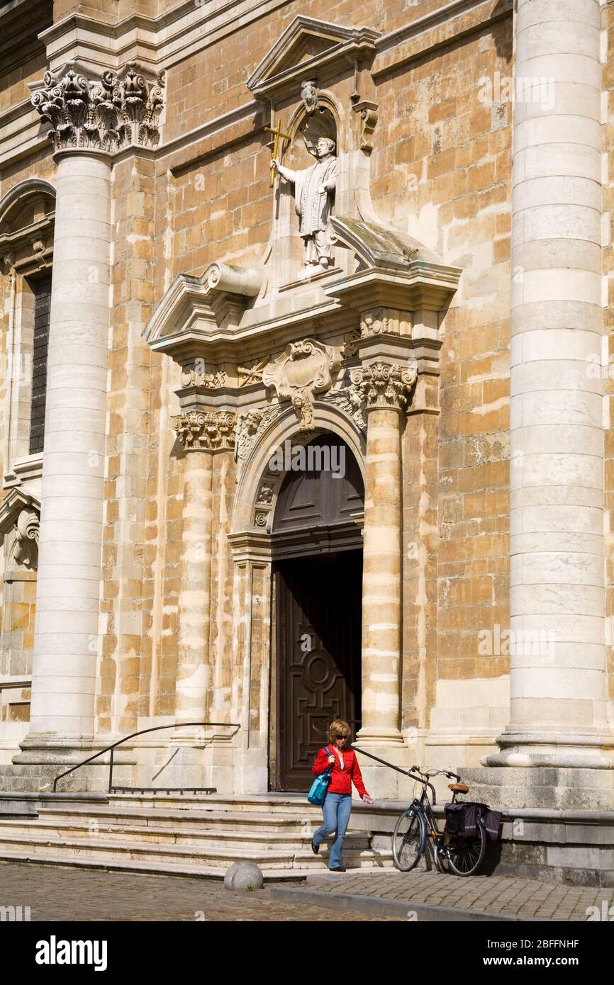 Cattedrale di San Walburga, Bruges, Fiandre Occidentali, Belgio, Europa (modello rilasciato) Foto Stock