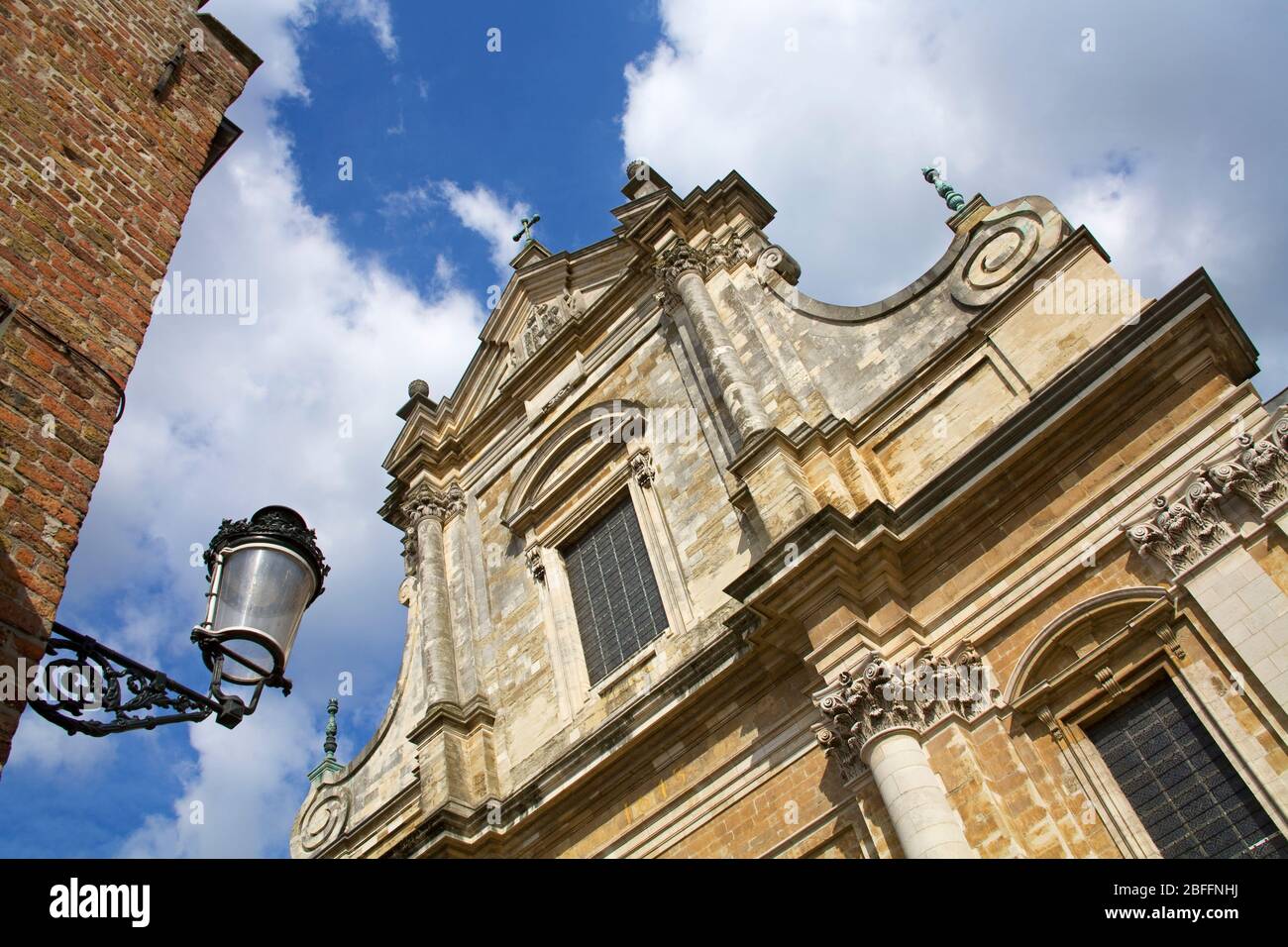 Cattedrale di San Walburga, Bruges, Fiandre Occidentali, Belgio, Europa Foto Stock