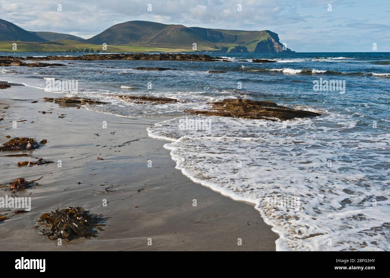 Vista verso Hoy, Orkney Foto Stock