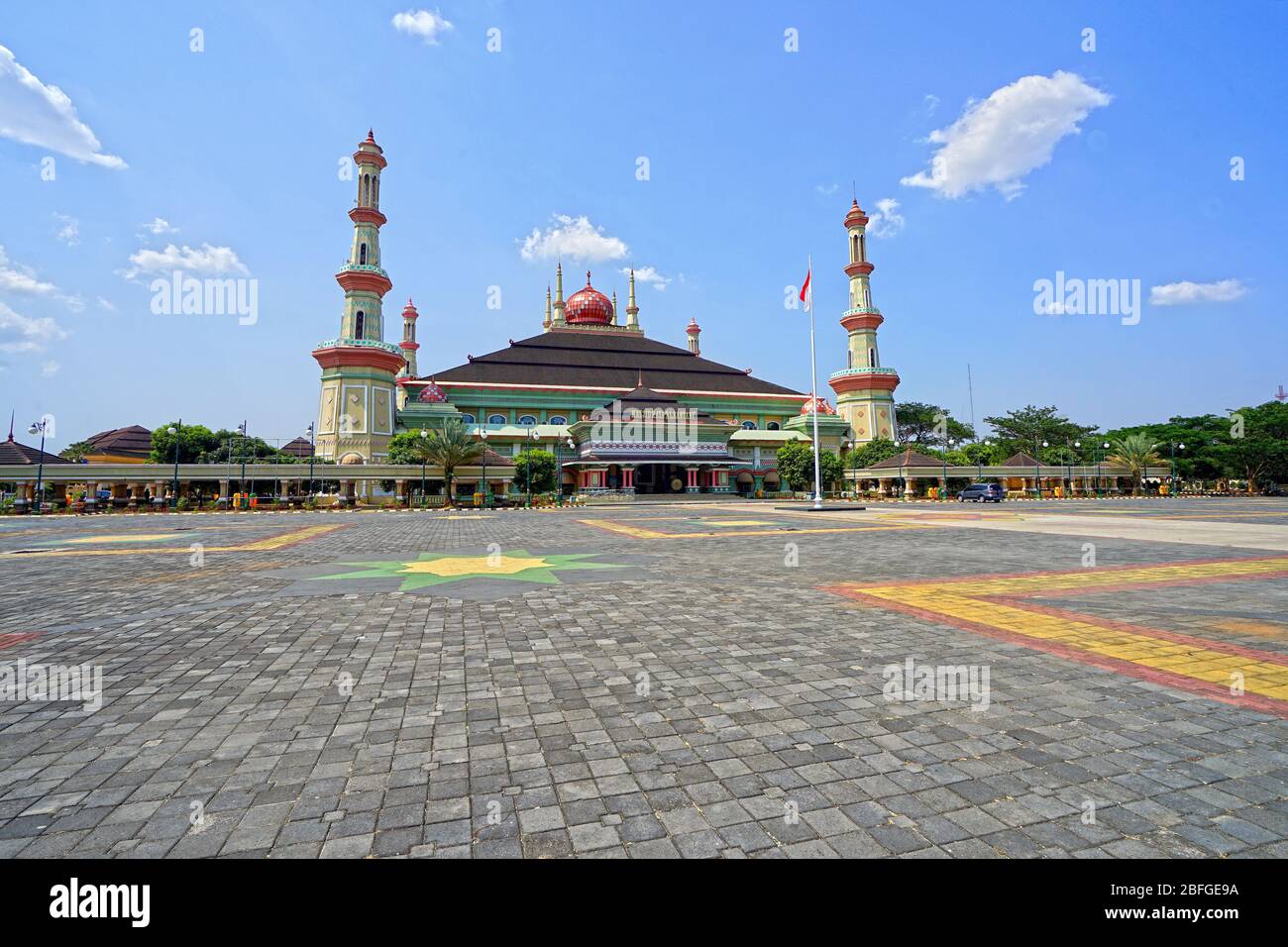 Moschea Masjid Raya al Bantani, Serang, Banten, Indonesia Foto Stock