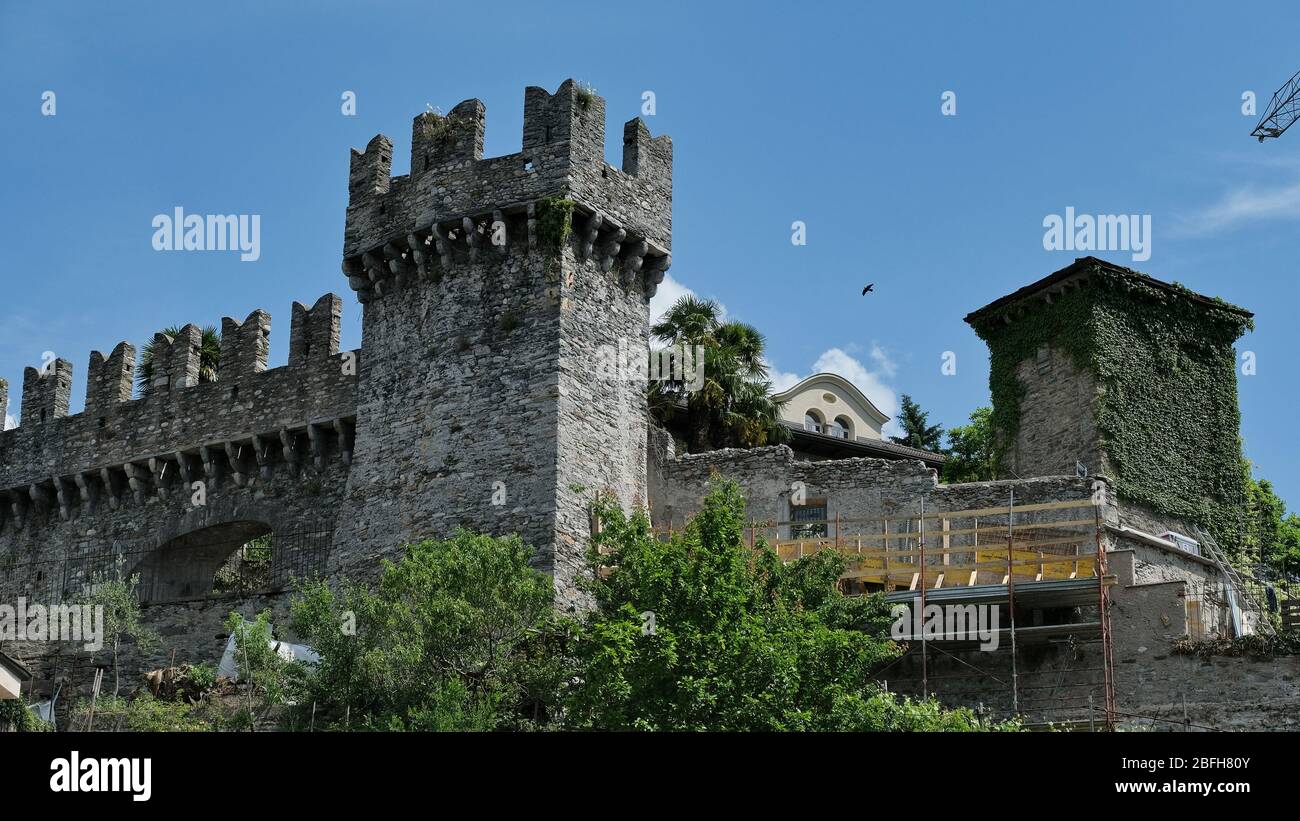 Castello di Castelgrande a Bellinzona, Svizzera Foto Stock