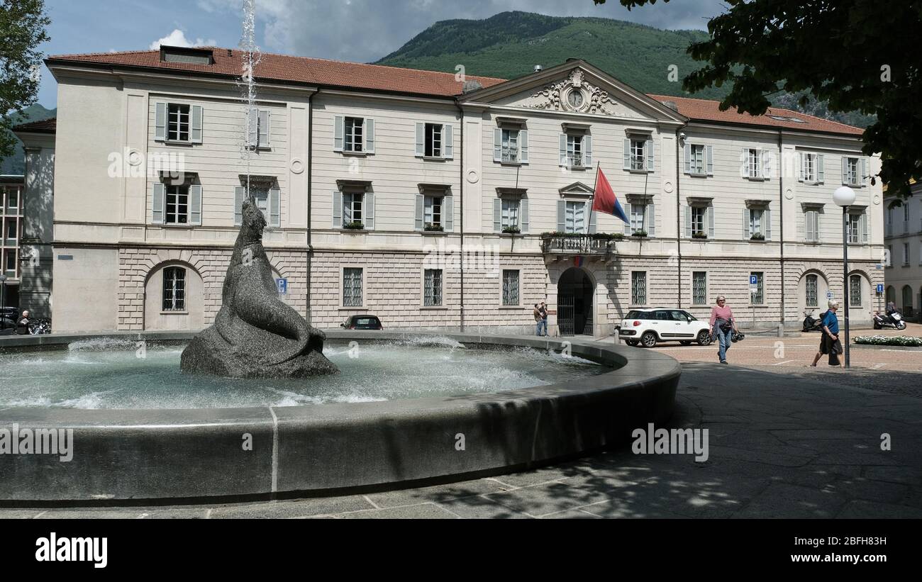 Palazzo governativo a Bellinzona, Canton Ticino Foto Stock
