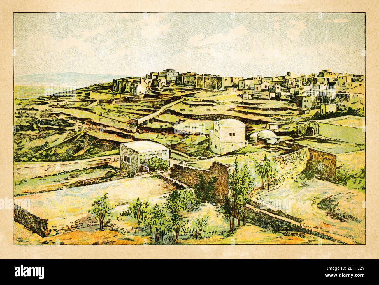 Paesaggio Betlemme Ai Tempi Di Gesù