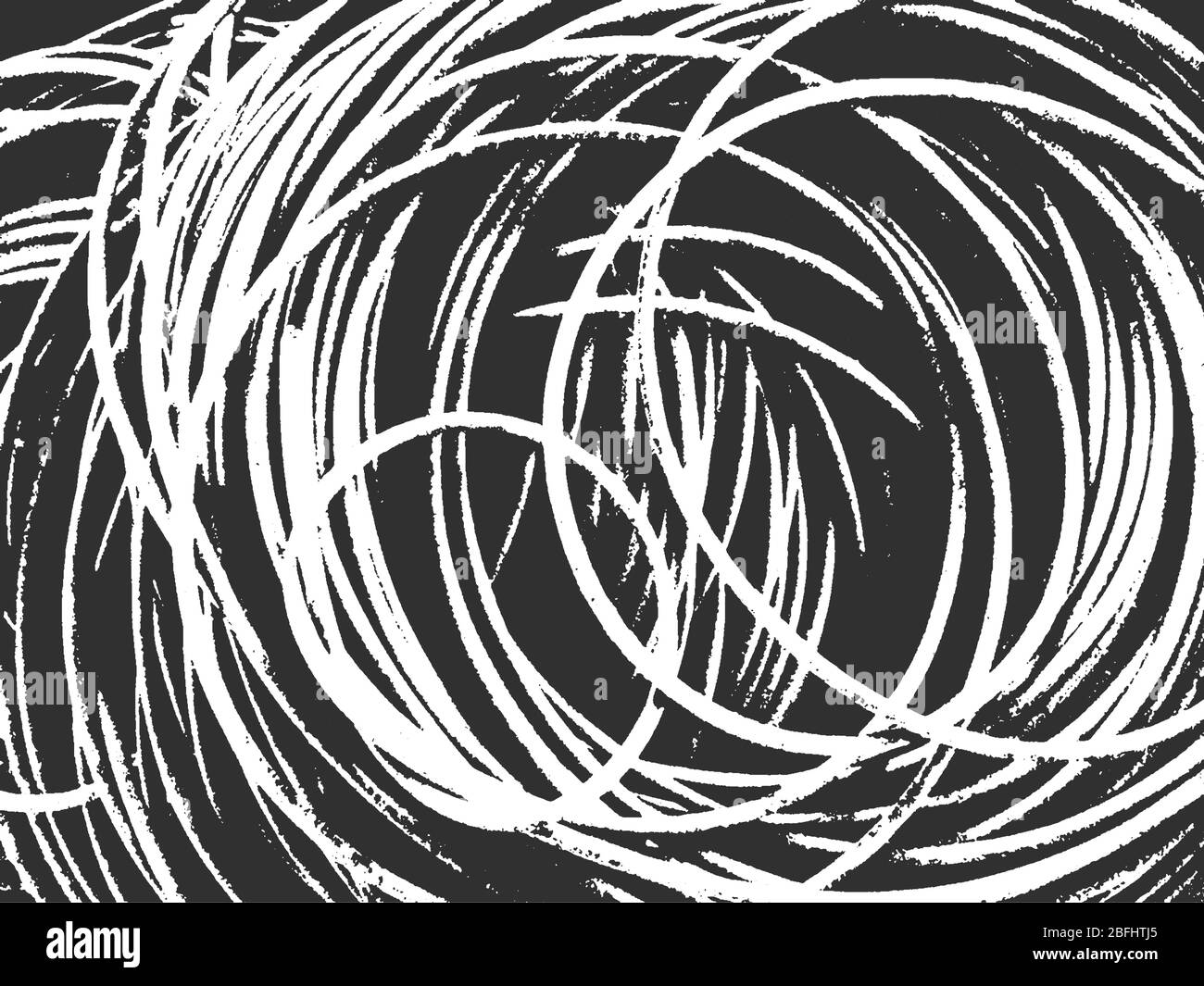 Distress grunge trama vettoriale della corda. Sfondo bianco e nero. Illustrazione EPS 8 Illustrazione Vettoriale