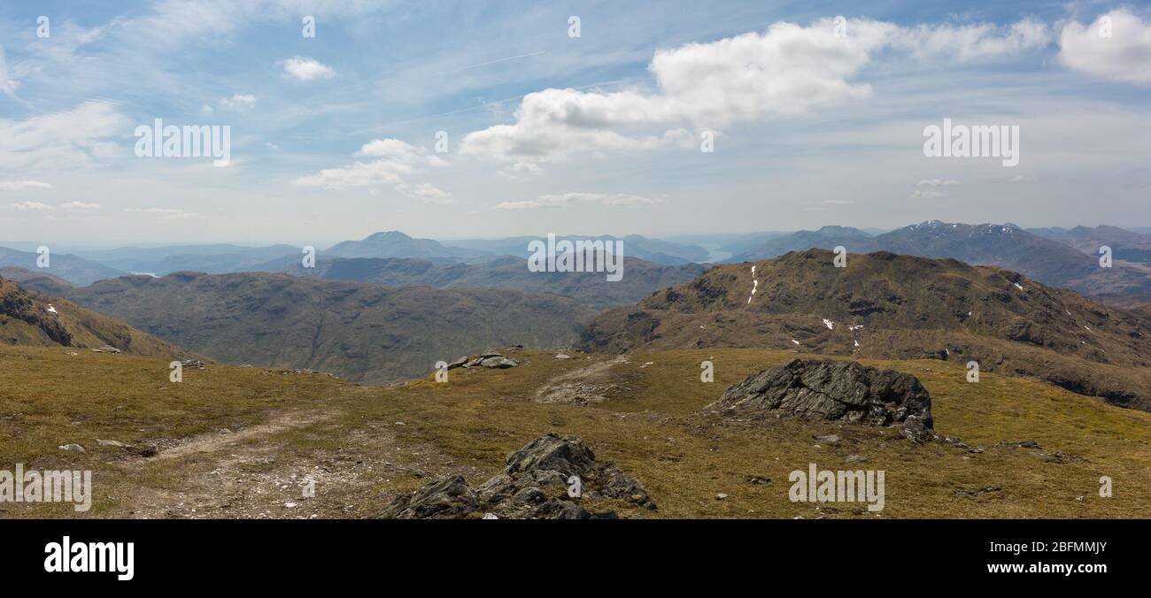 Beinn un Chromin da un Caisteal Foto Stock