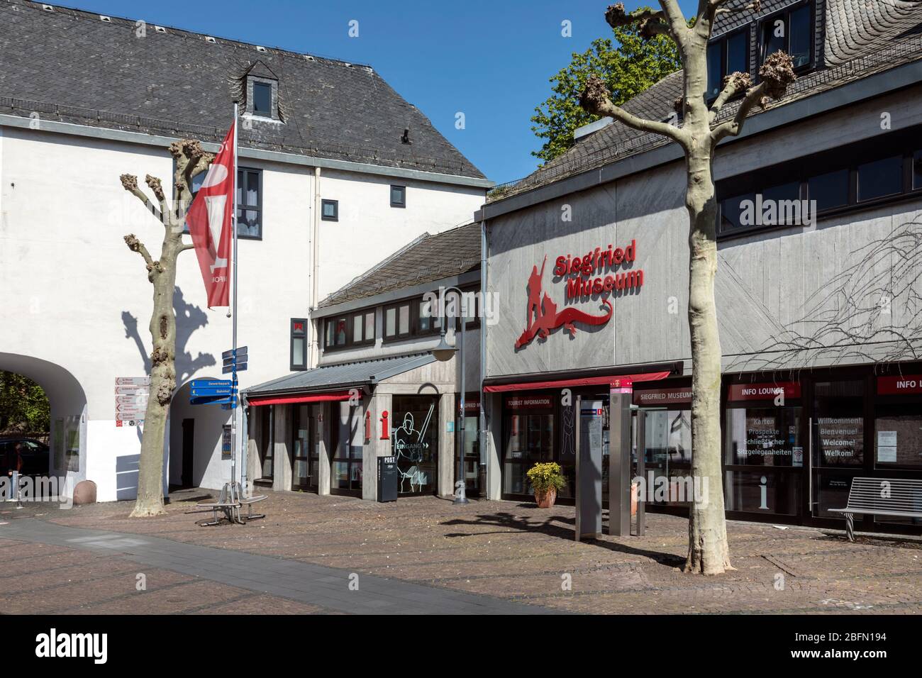 Siegfried museo Xanten, il museo della canzone dei Nibelungs Foto Stock