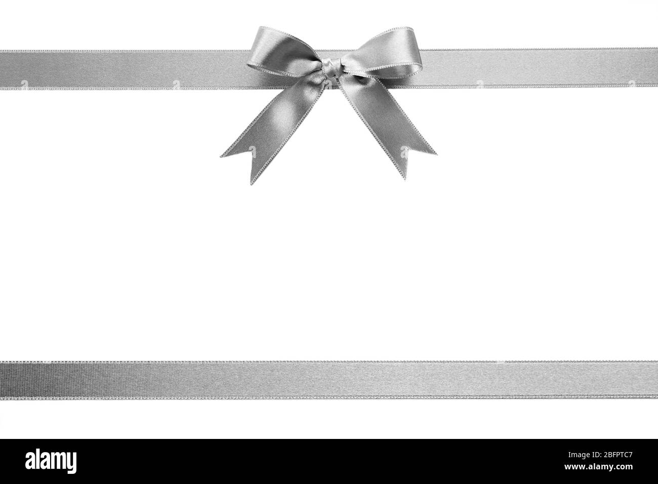 Bellissimo nastro su sfondo bianco. Concetto di giorno di boxe Foto Stock