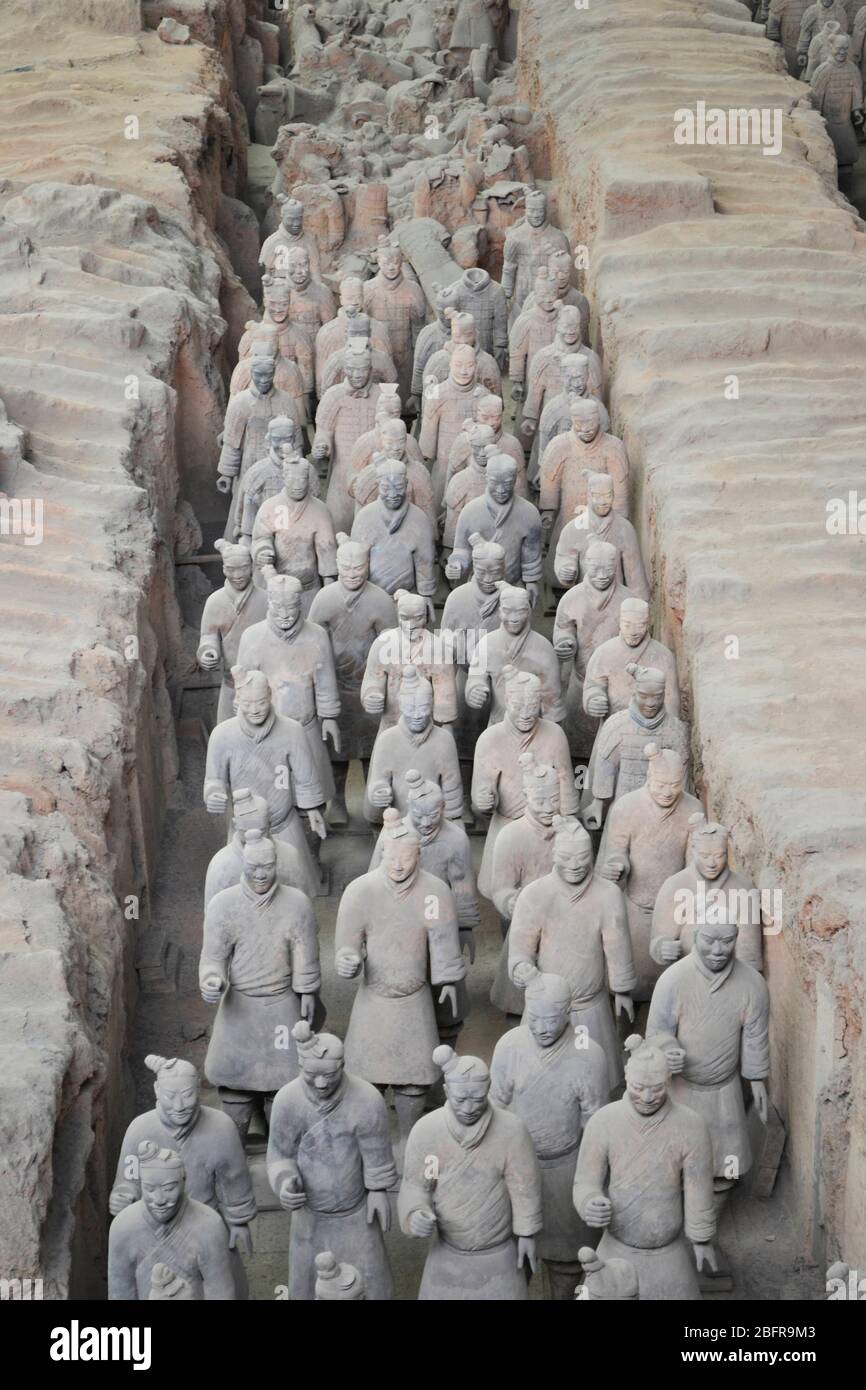 Esercito di terracota, Cina Foto Stock