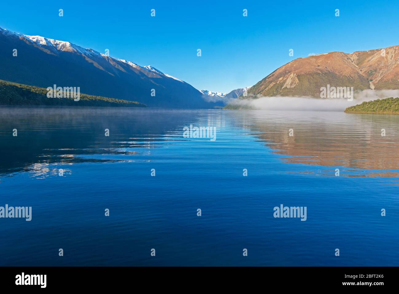 Lago Rotoiti, Nelson Lakes National Park, Nuova Zelanda, Foto Stock