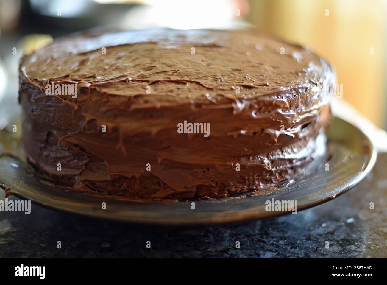 Torta al cioccolato Foto Stock