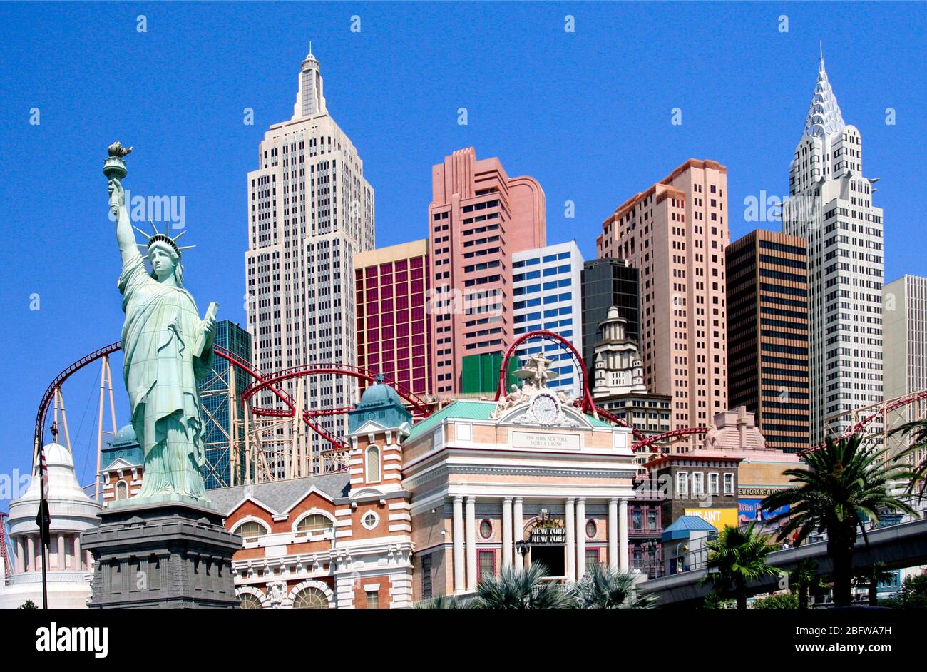 New York, casinò di New York, Las Vegas, Nevada, USA Foto Stock