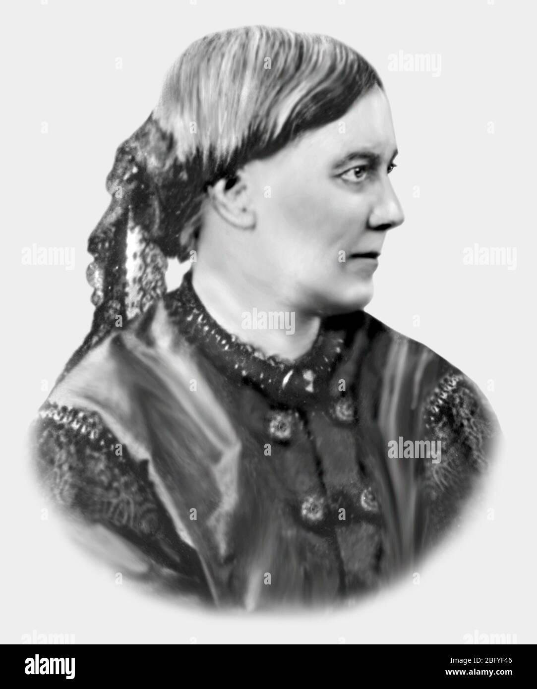 Elizabeth Blackwell 1821-1910 medico britannico nato Foto Stock