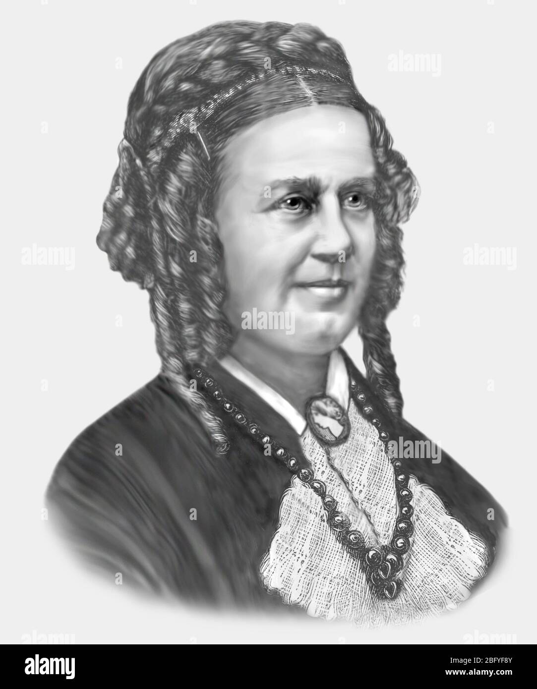 Lydia Folger Fowler 1823-1879 medico americano Foto Stock