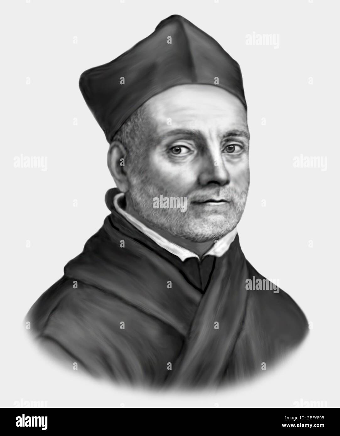 Athanasius Kircher 1602-1680 Polimath gesuita tedesco di Scholar Foto Stock