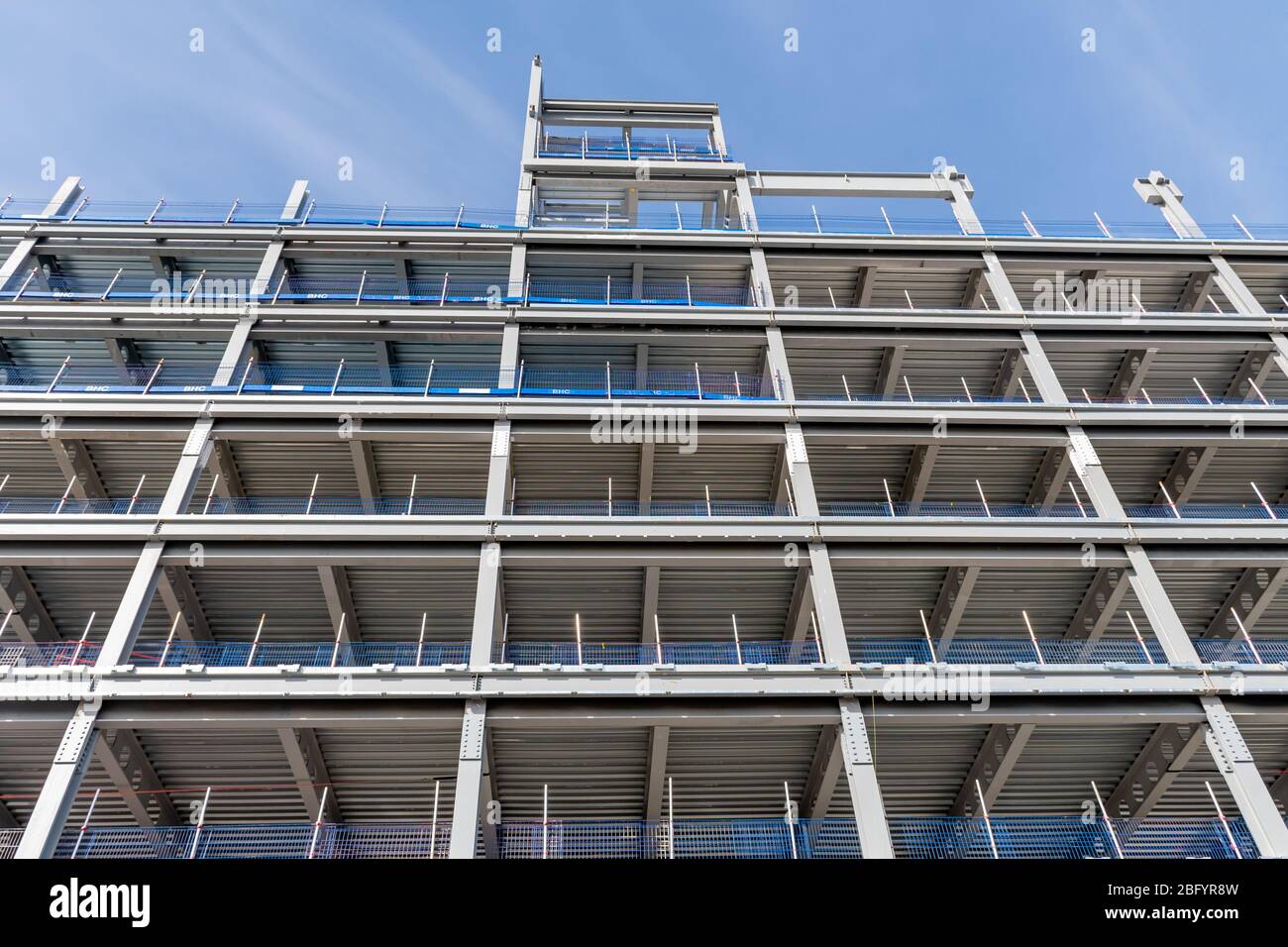 Cantiere di costruzione presso il nuovo Buchanan Wharf Development nel centro di Glasgow. Foto Stock