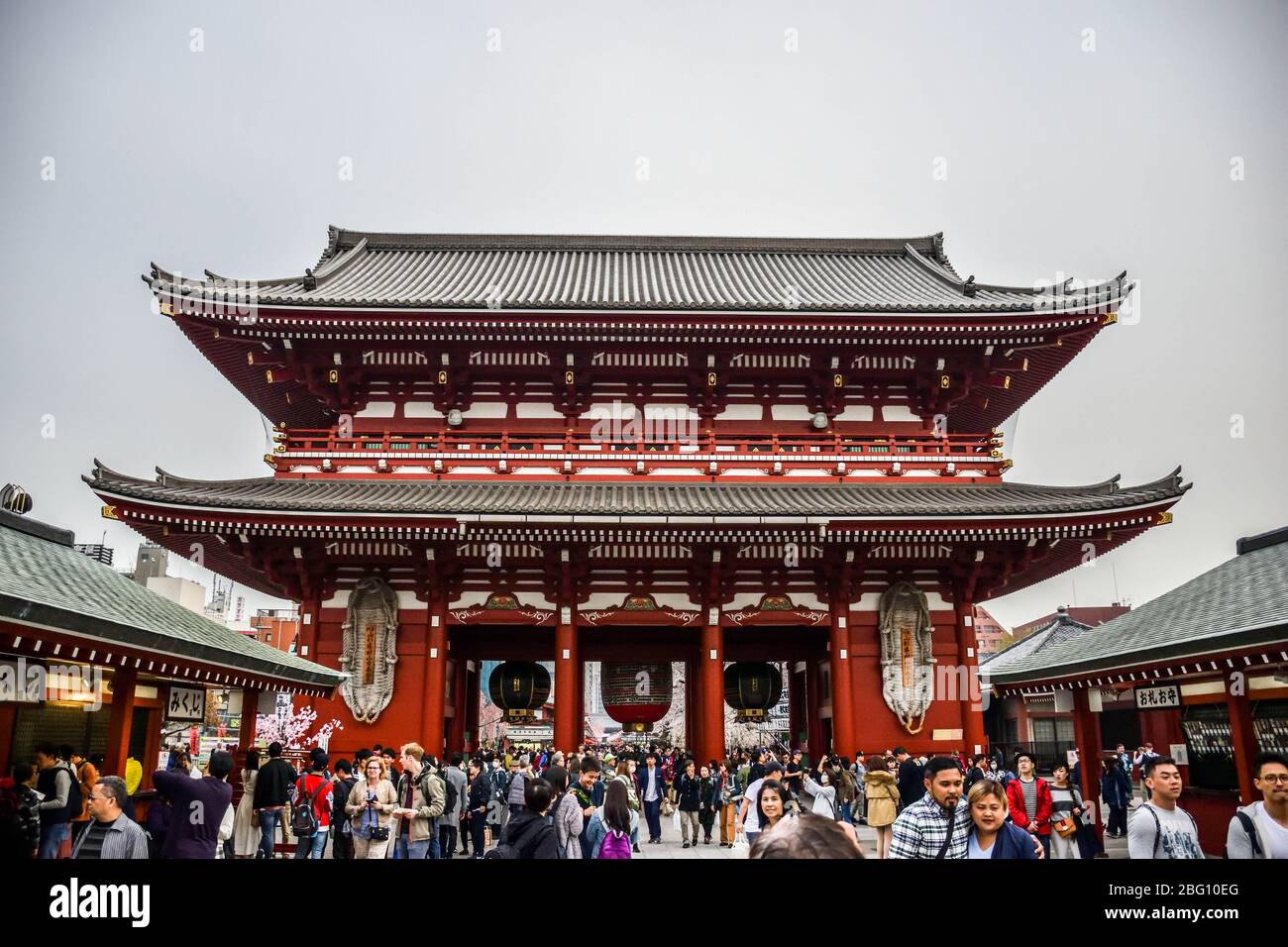 Santuario storico di Asakusa a Tokyo, Giappone Foto Stock
