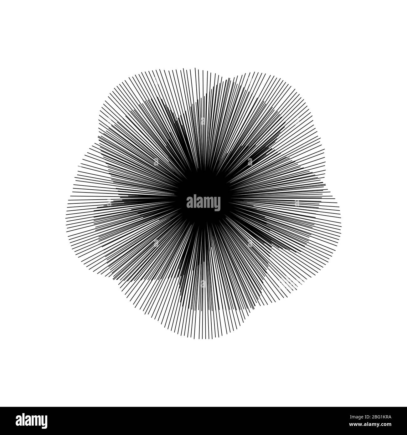 Sakura icona di fiori giapponesi in stile piatto su bianco Illustrazione Vettoriale