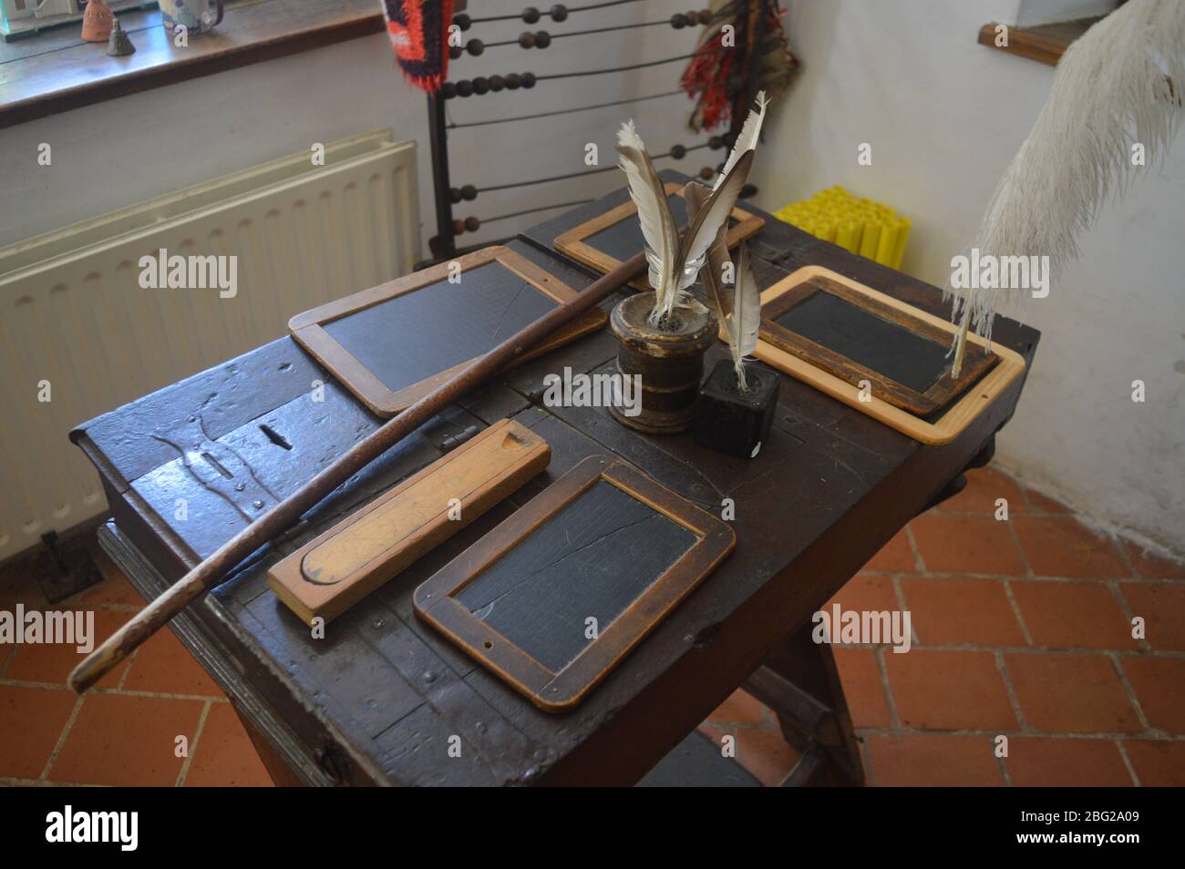 Prima scuola rumena, Brasov Foto Stock