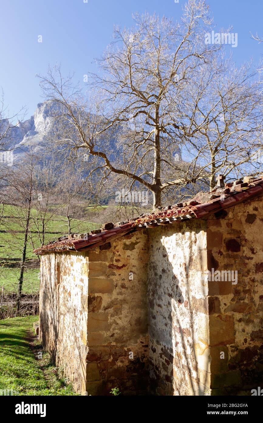 paesaggio panoramico in montagna Foto Stock