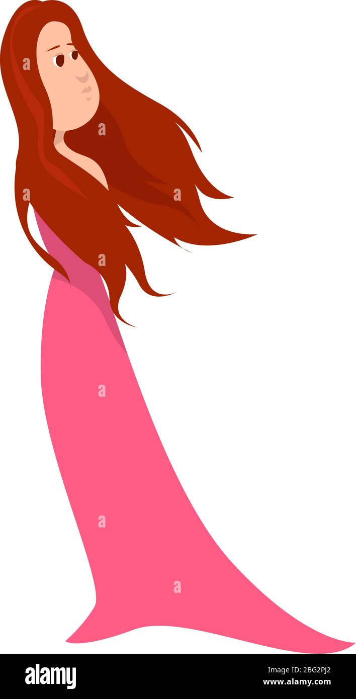 Segno zodiacale di Venere, illustrazione, vettore su sfondo bianco Illustrazione Vettoriale