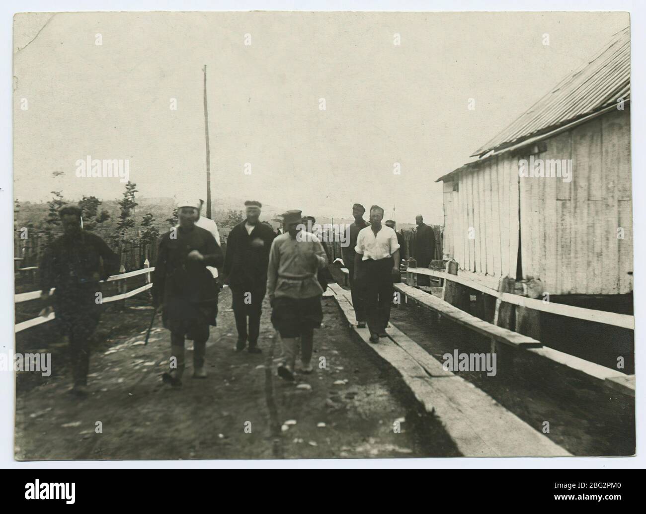 Prigionieri del gulag sovietico. URSS. Circa 1936-1937 Foto Stock