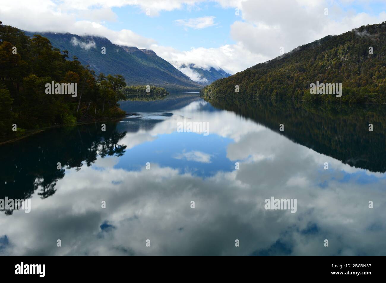 Siete Lagos Patagonia Foto Stock