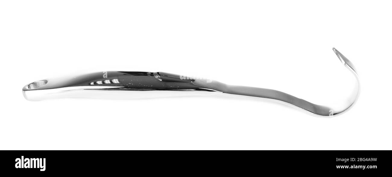 Coltello per burro, isolato su bianco Foto Stock