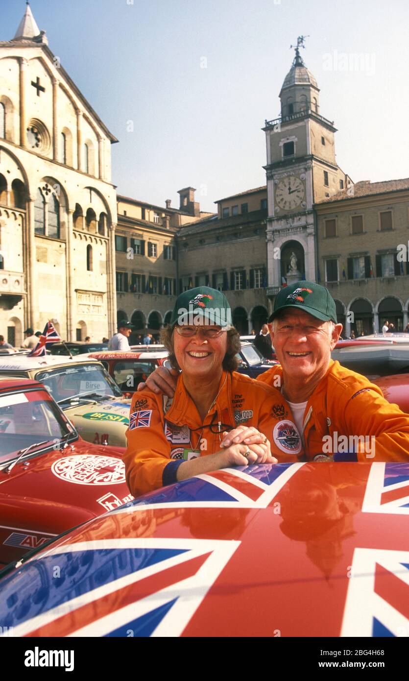 2002 il Rally italiano Job Road Foto Stock