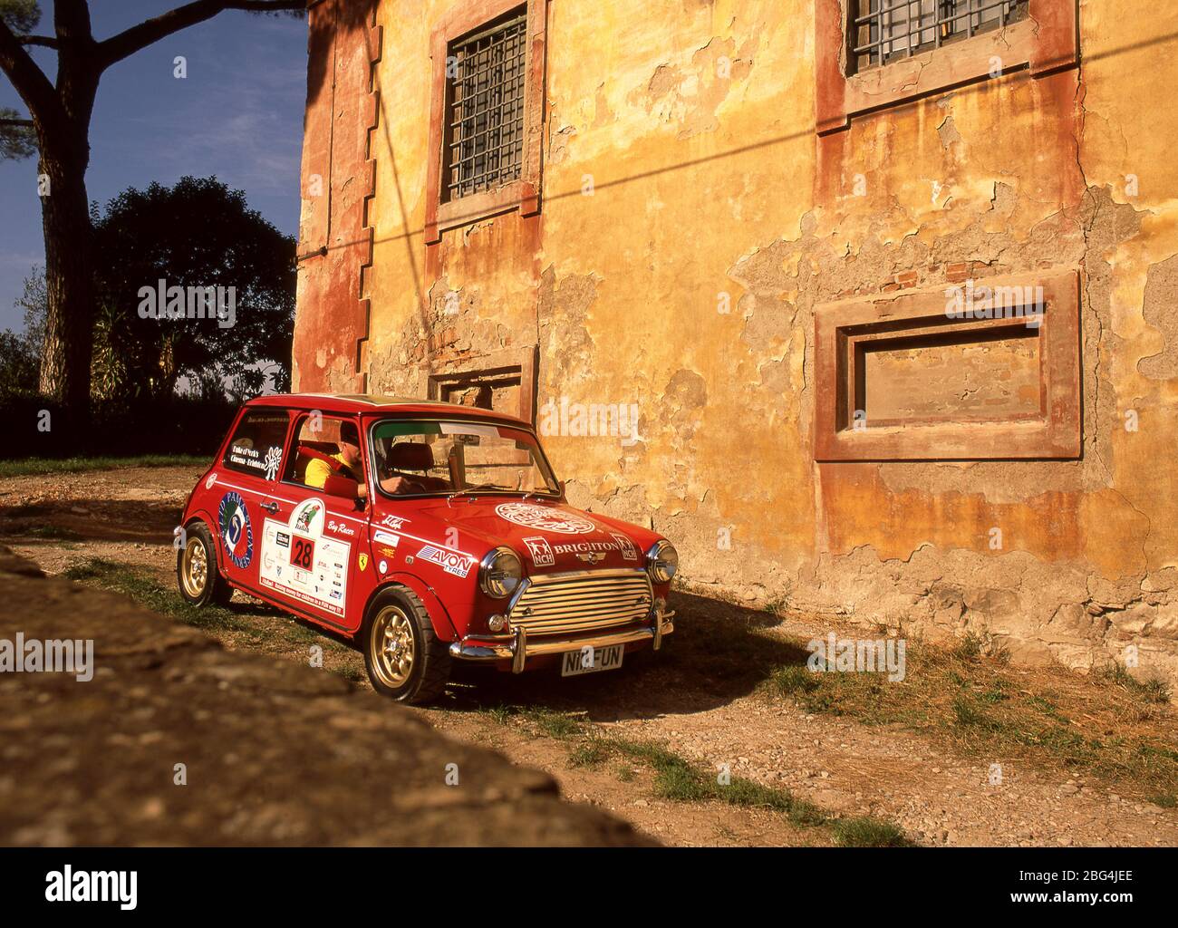 2002 il Rally italiano Job Road Foto Stock